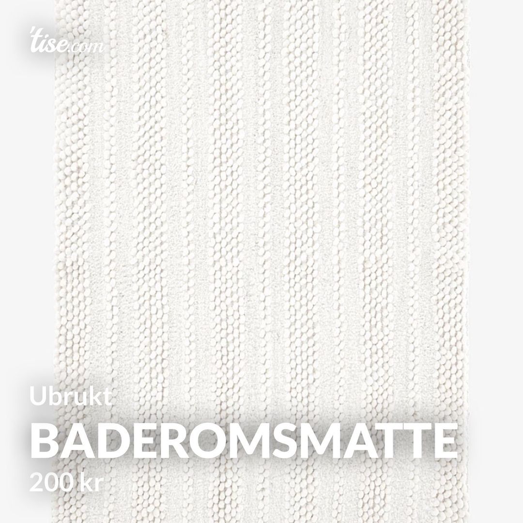 Baderomsmatte