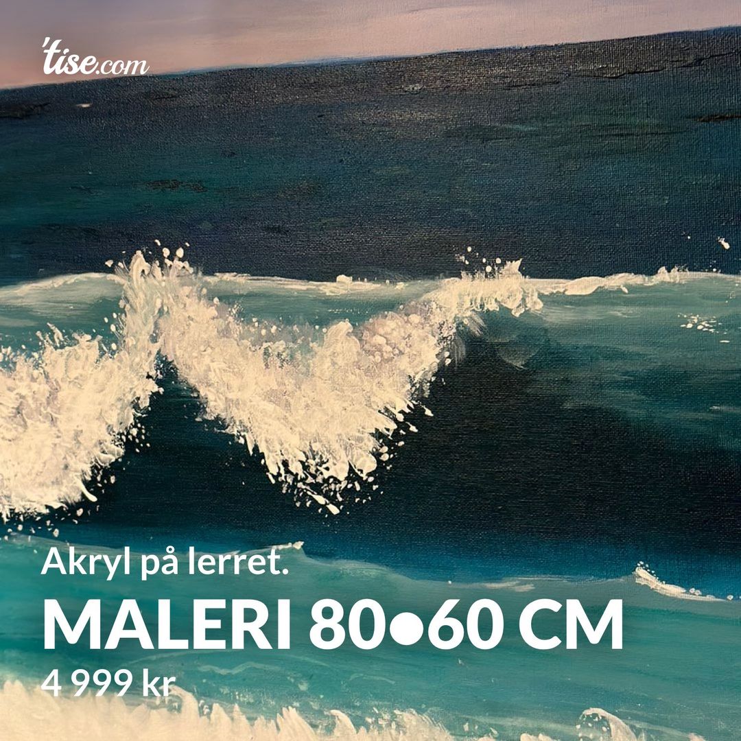 Maleri 80•60 cm