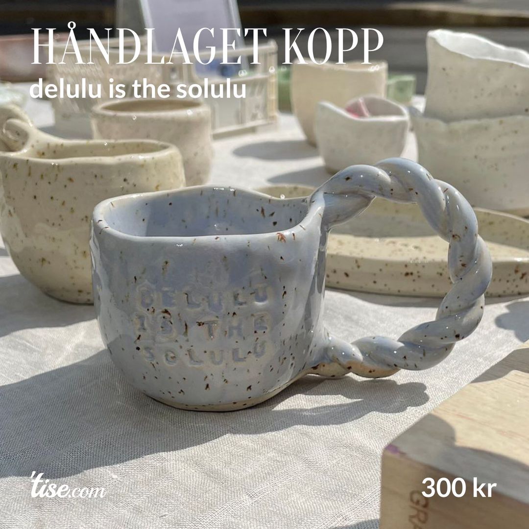 håndlaget kopp