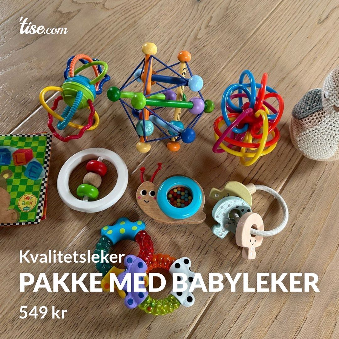 Pakke med babyleker