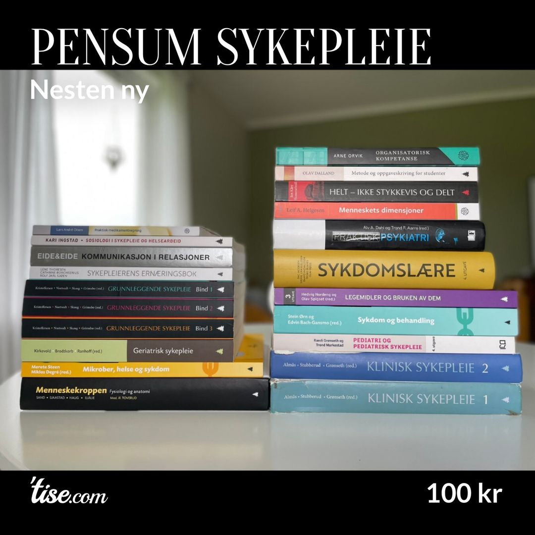 Pensum sykepleie