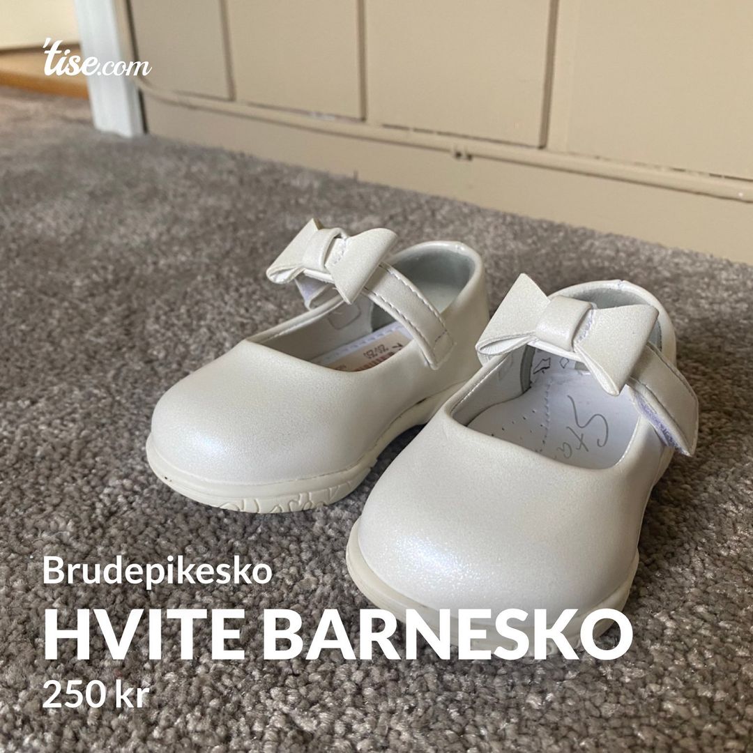 Hvite barnesko