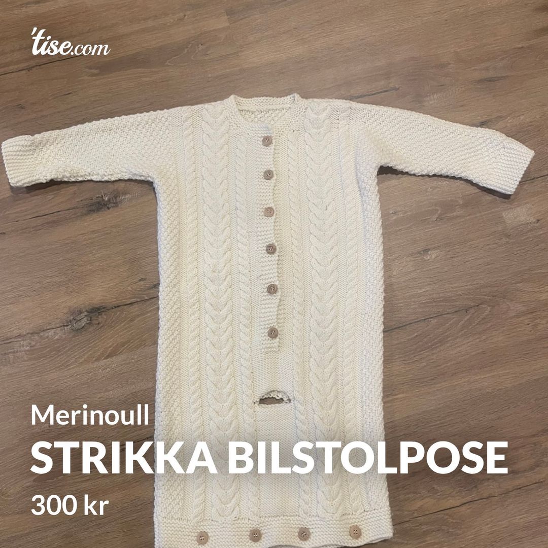 Strikka bilstolpose