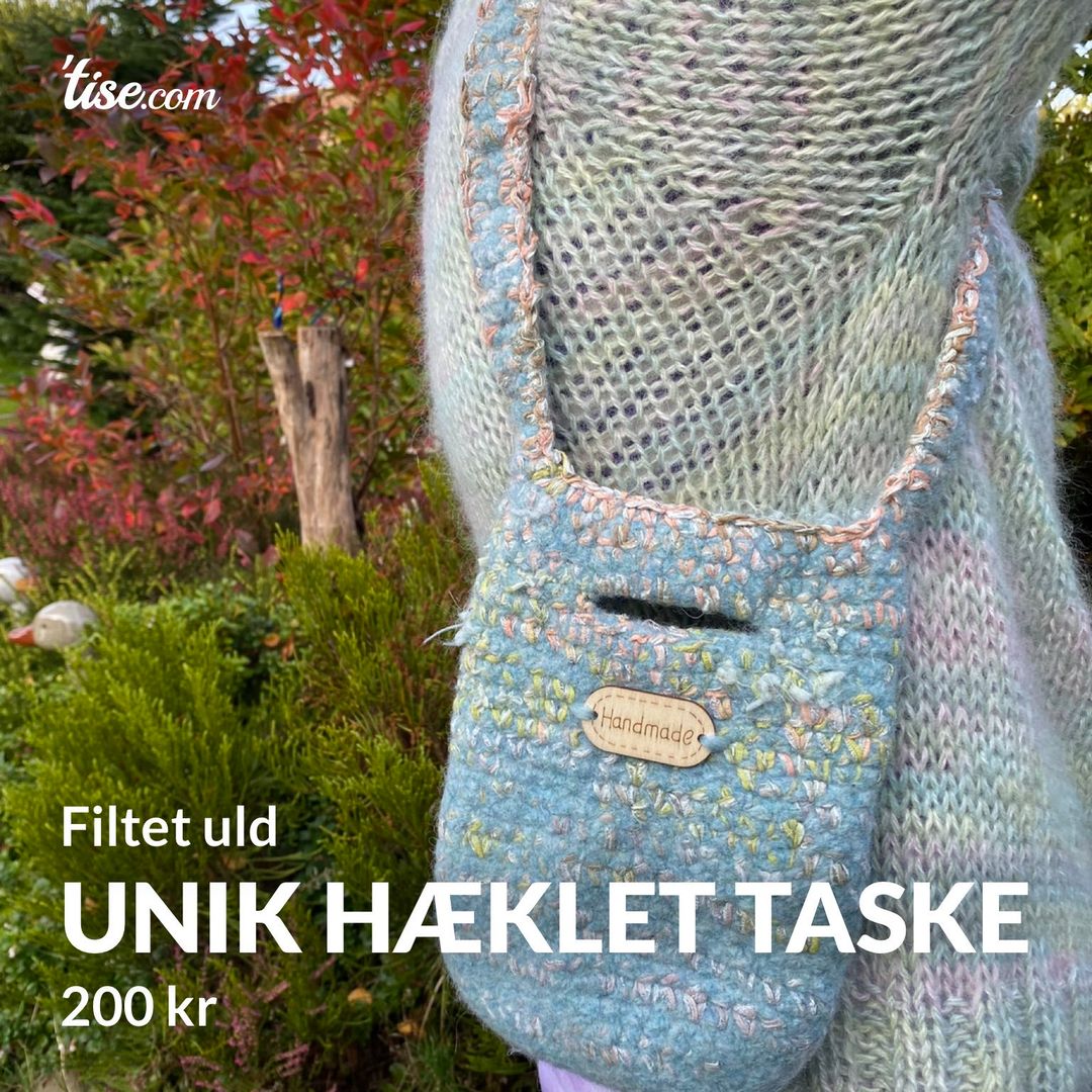 Unik hæklet taske