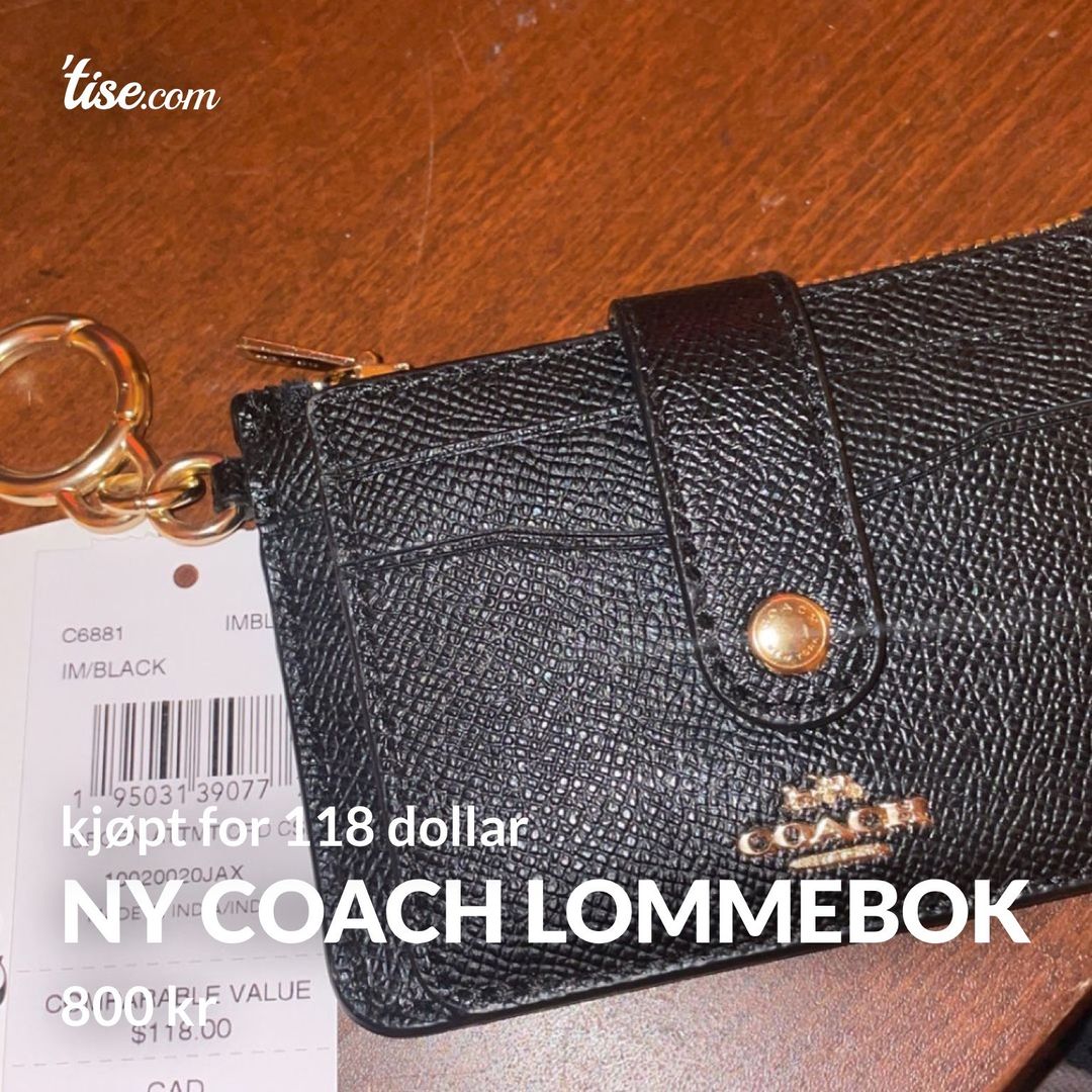 ny coach lommebok