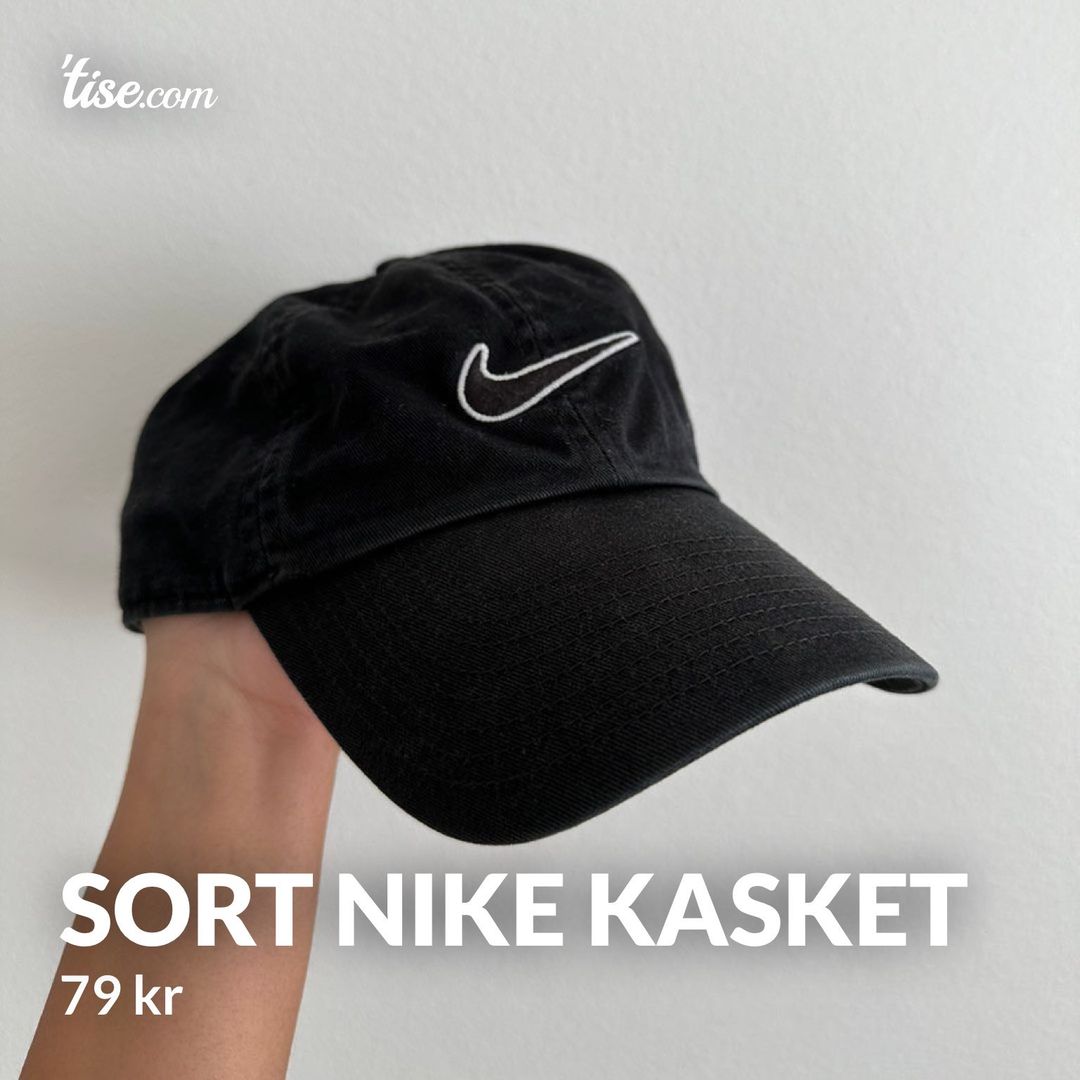 Sort nike kasket