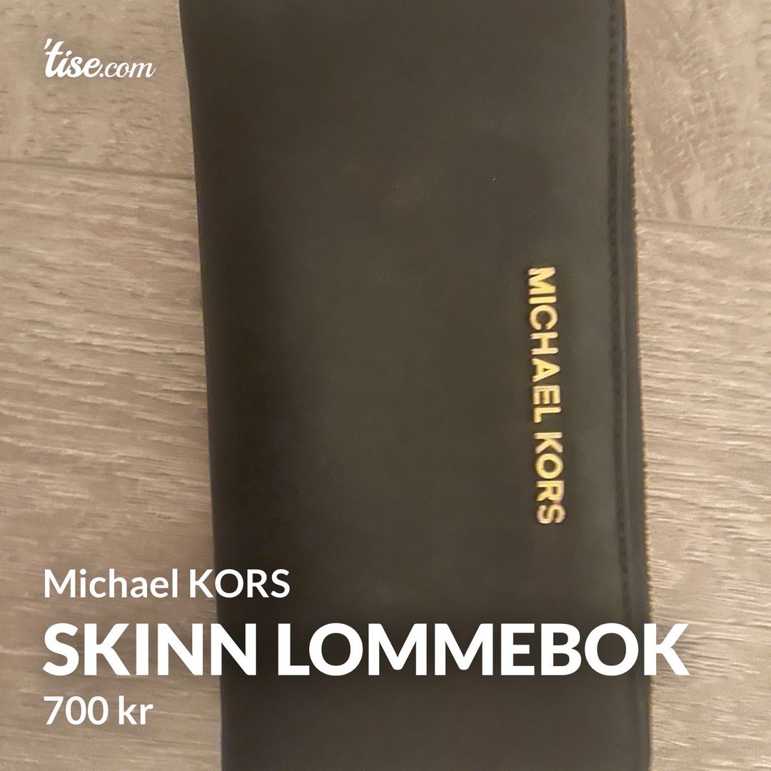 Skinn lommebok