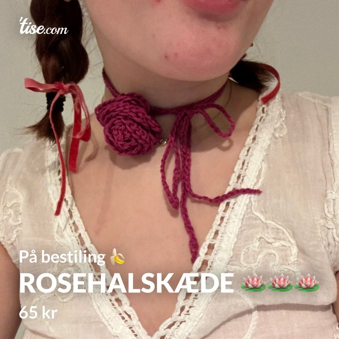 Rosehalskæde 🪷🪷🪷