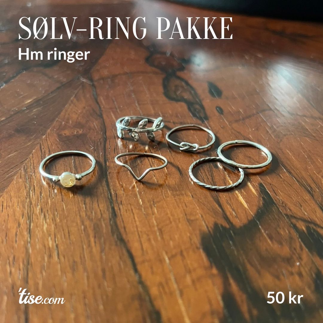 Sølv-ring pakke