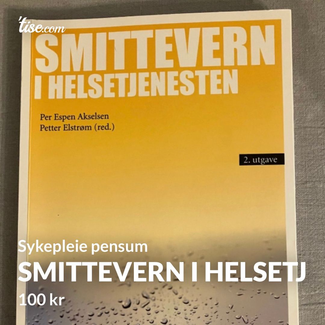 Smittevern i helsetj