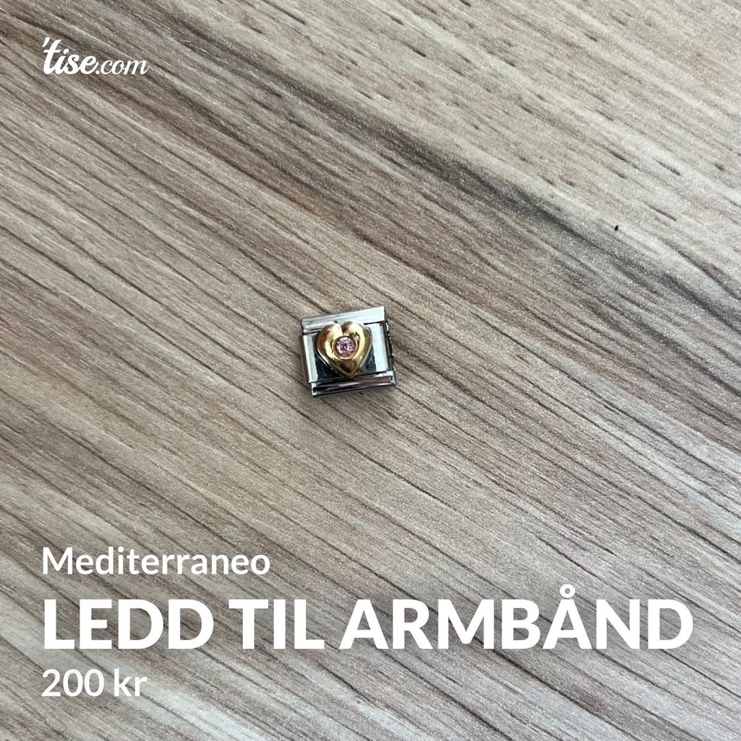 Ledd til armbånd