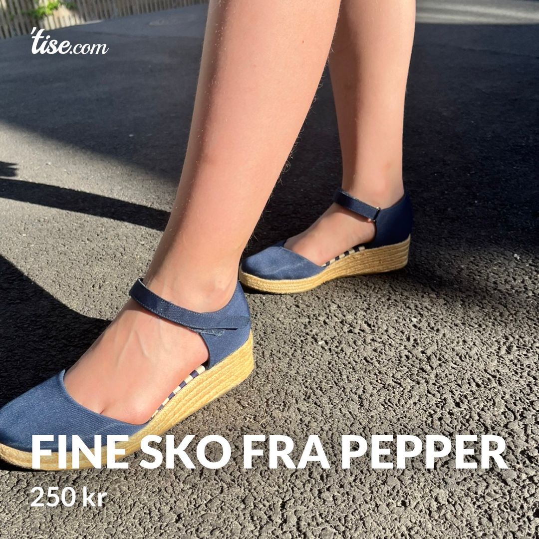 Fine sko fra Pepper