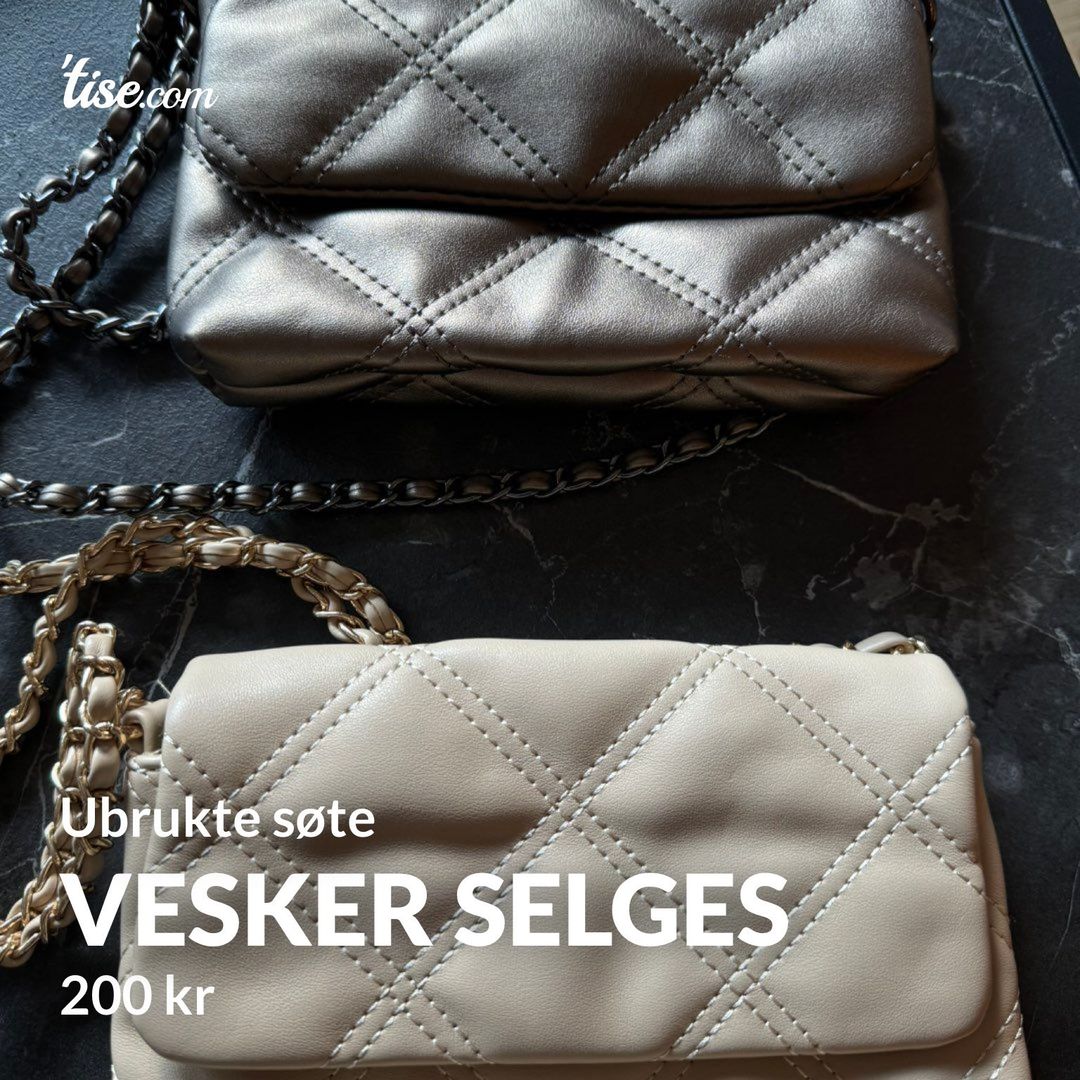 Vesker selges