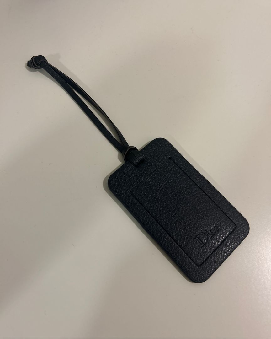 Dior luggage tag