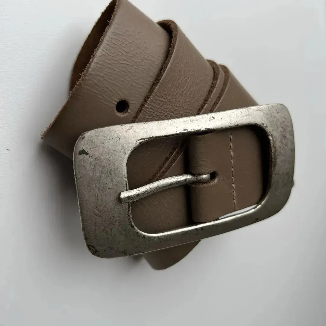 Y2k leather belt