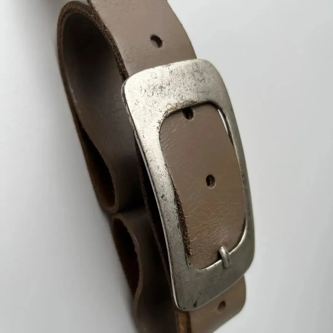 Y2k leather belt