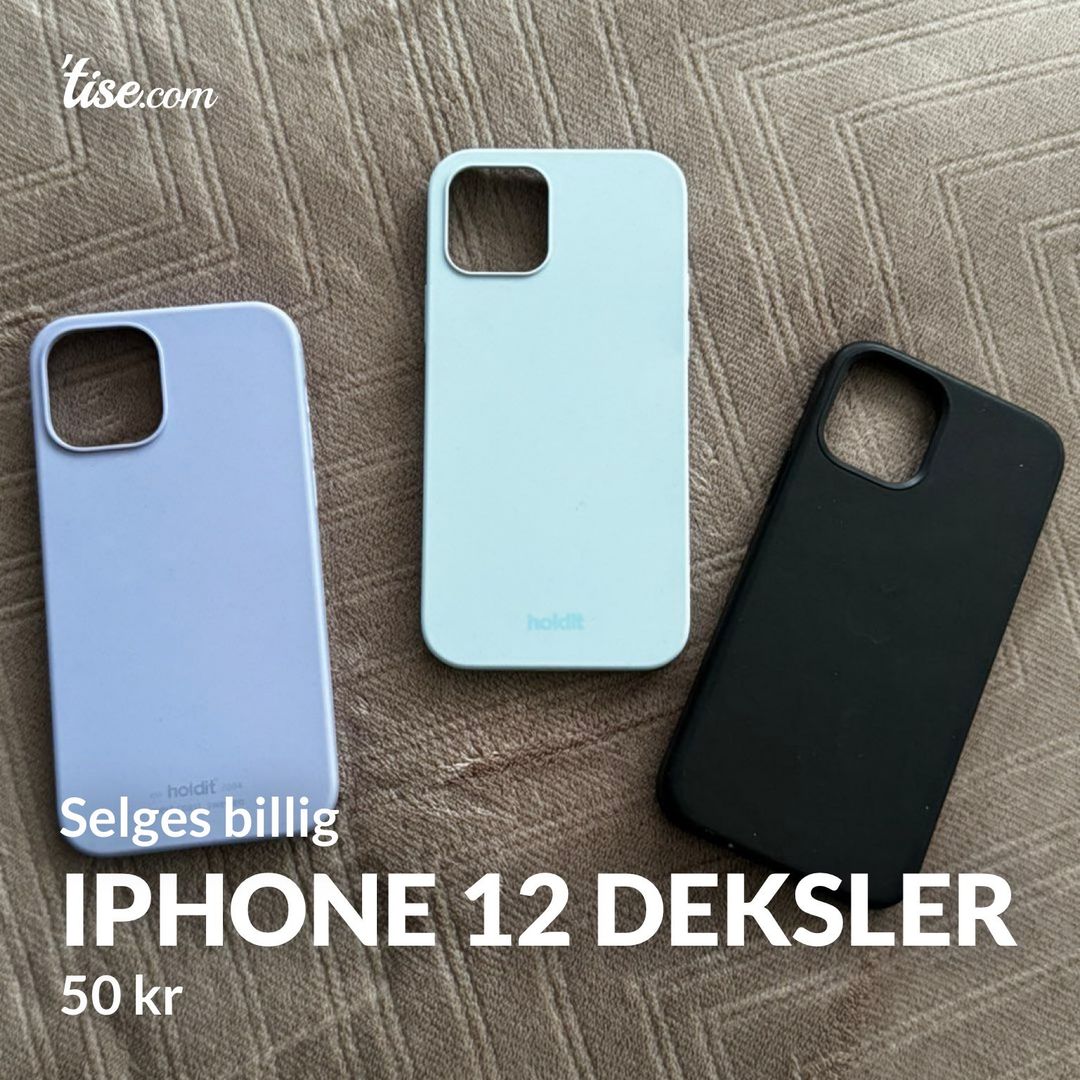 Iphone 12 deksler