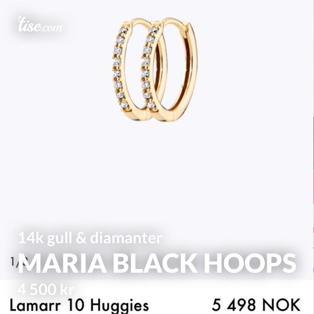 Maria black hoops