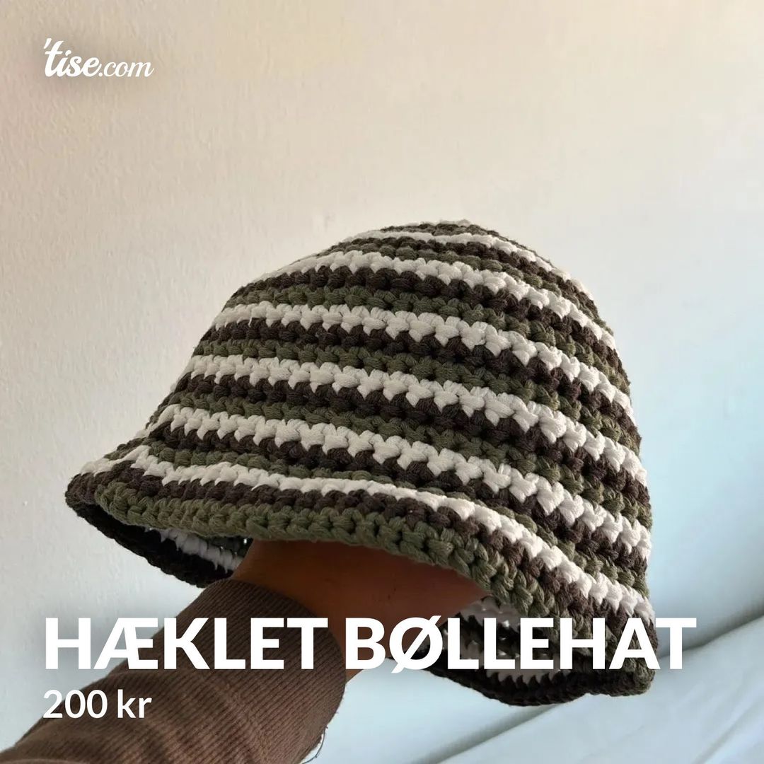 Hæklet bøllehat