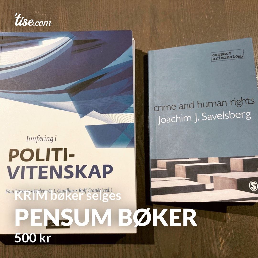 Pensum bøker