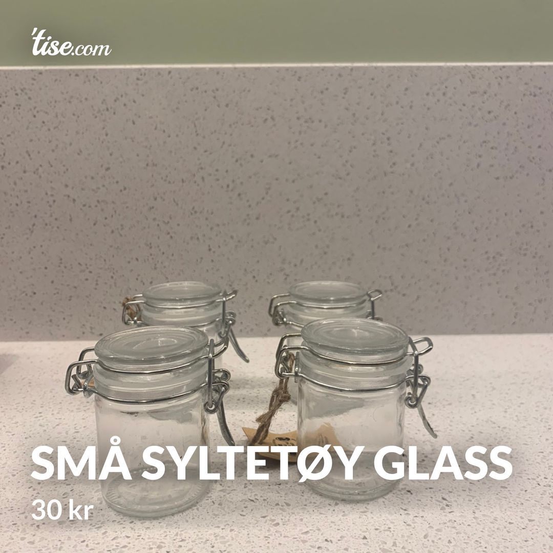 Små syltetøy glass