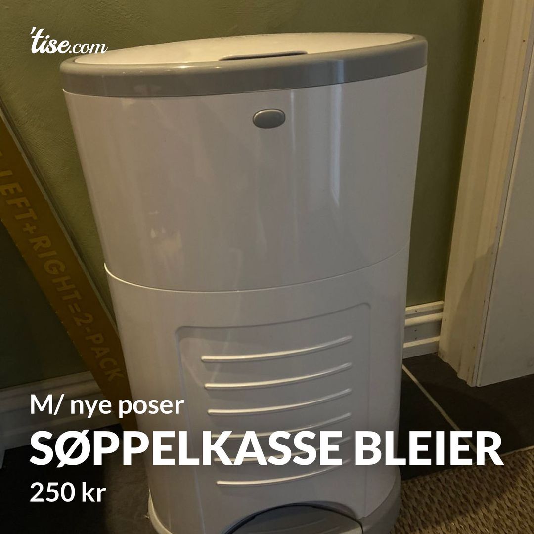 Søppelkasse bleier