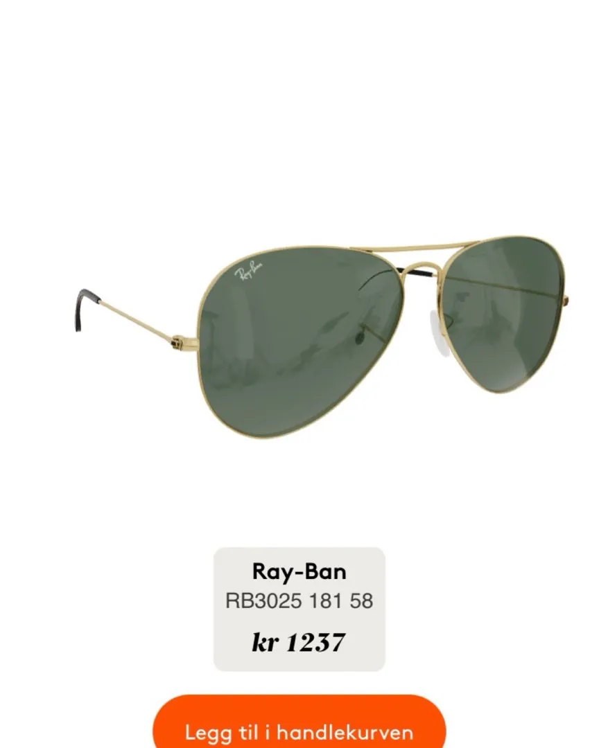 Rayban Pilotbriller