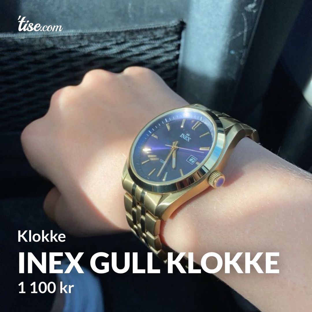 Inex gull klokke