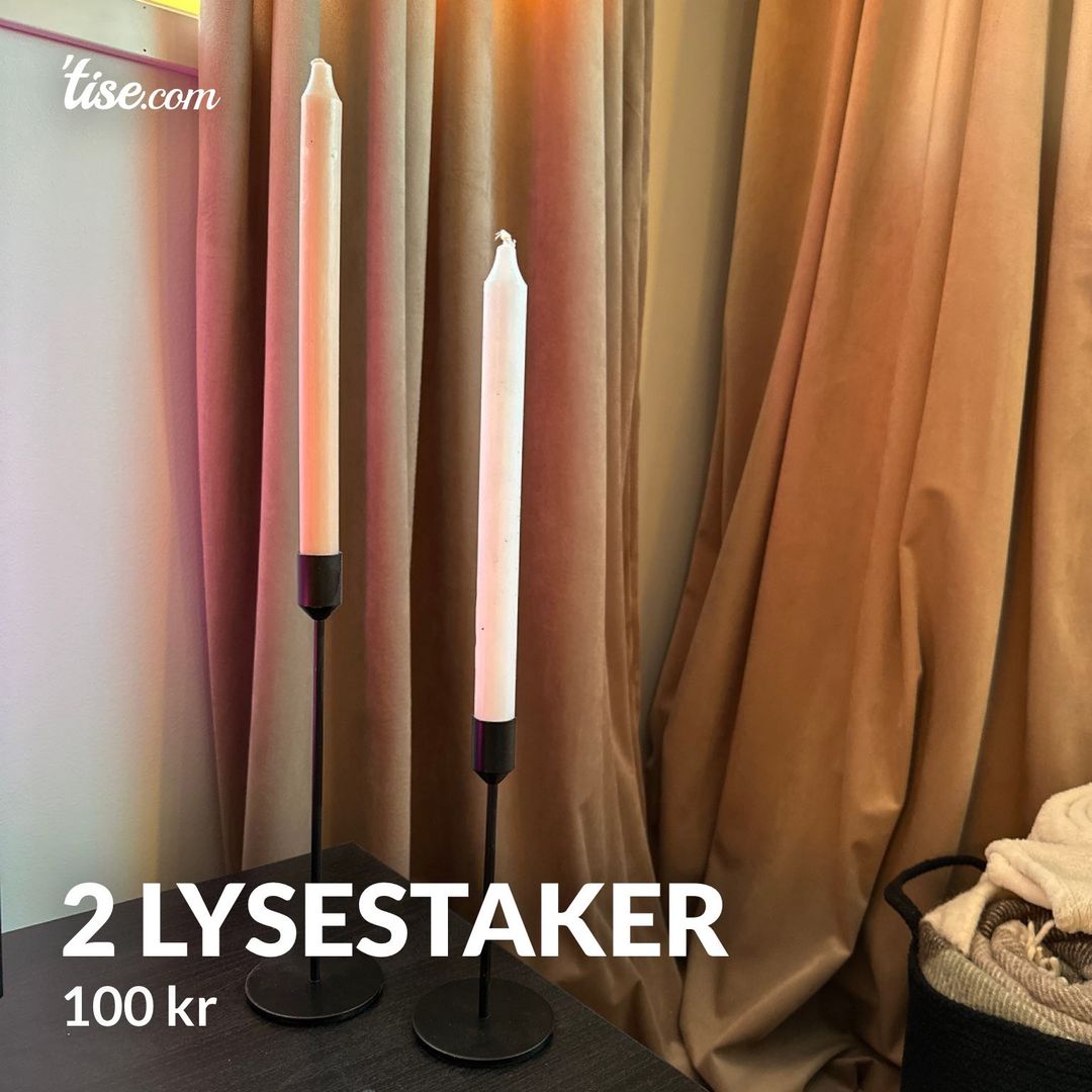 2 lysestaker