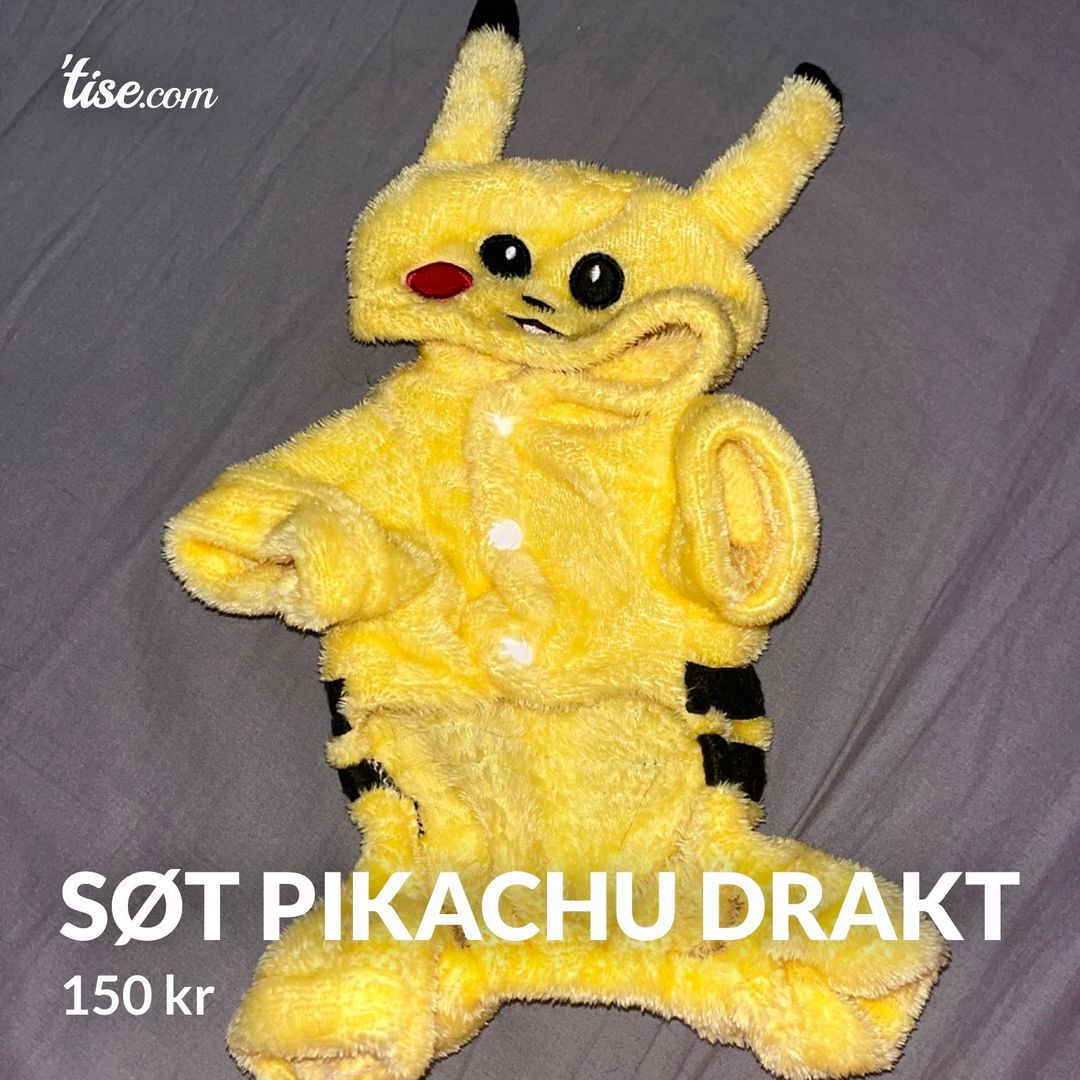 Søt Pikachu drakt