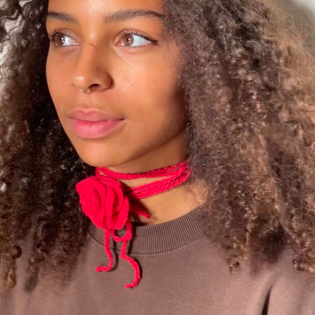 Blomster choker