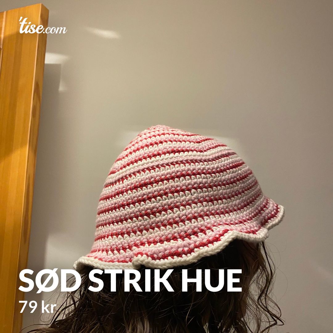 Sød strik hue