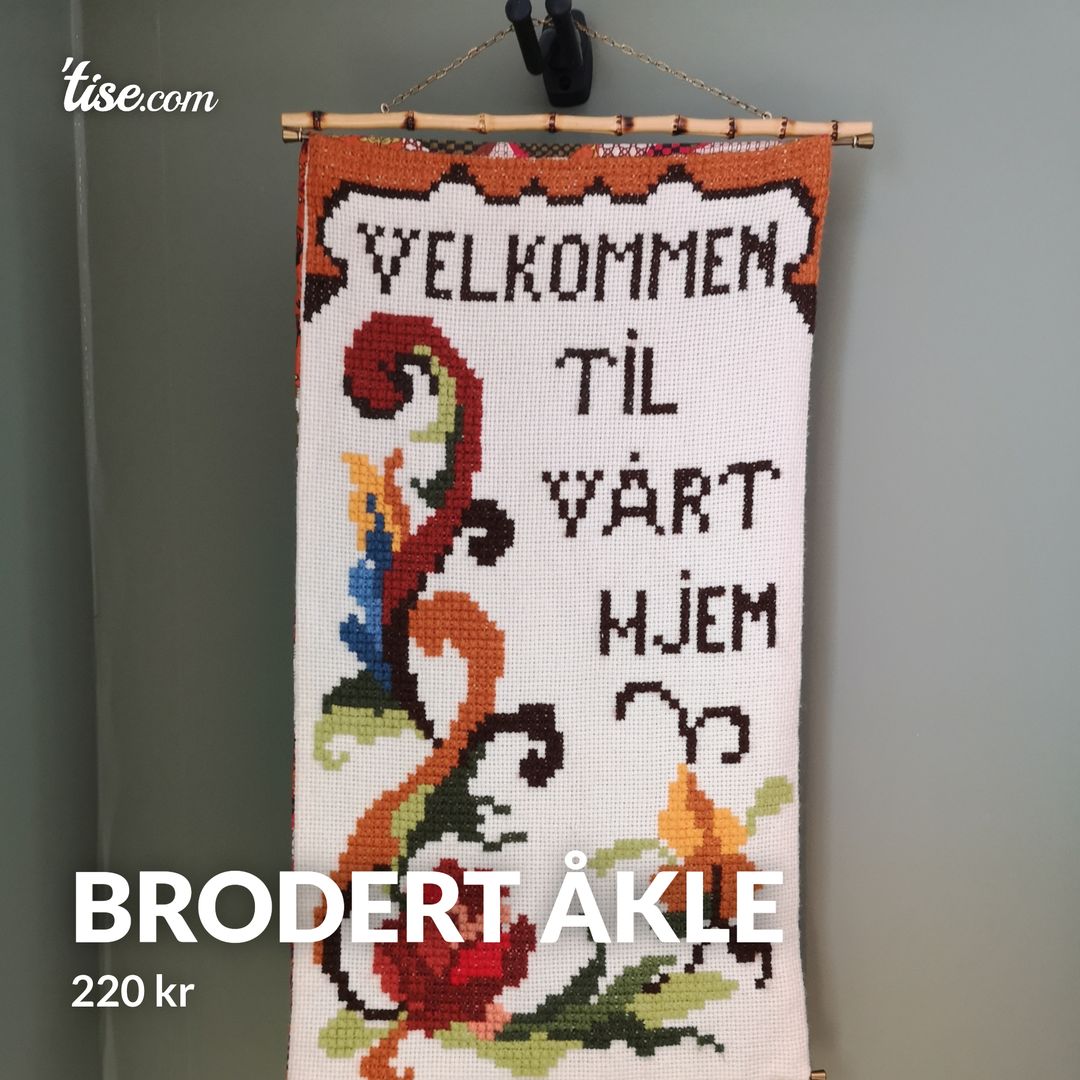 Brodert åkle