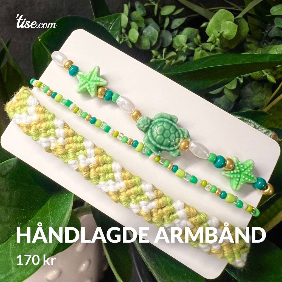 Håndlagde armbånd