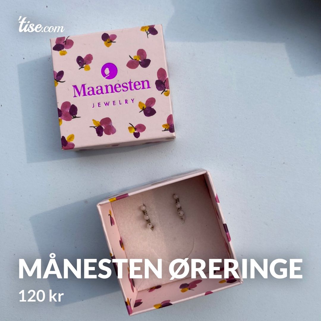 Månesten øreringe