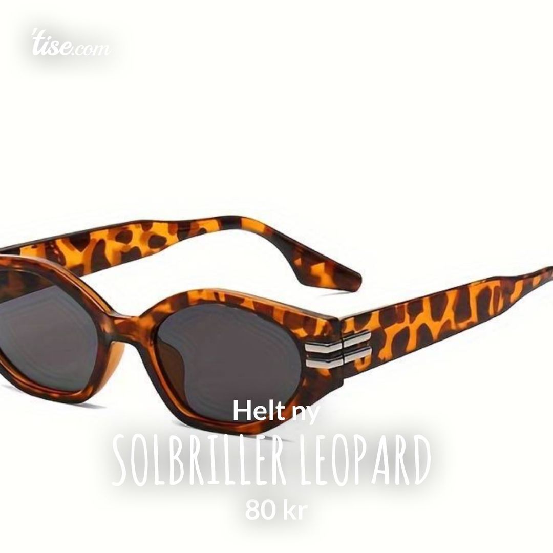 Solbriller leopard