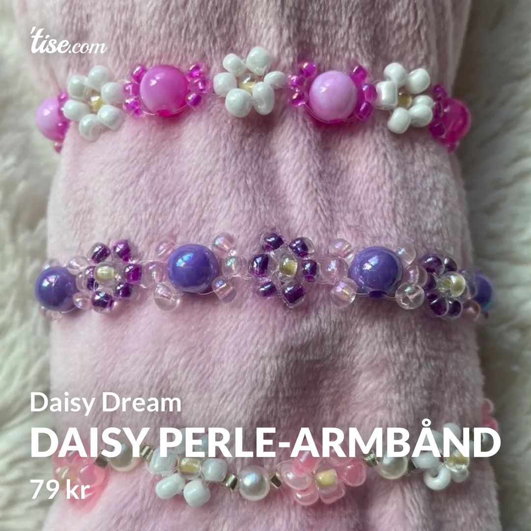 Daisy perle-armbånd