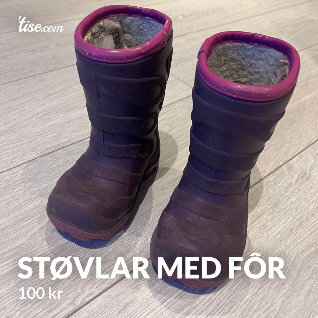 Støvlar med fôr