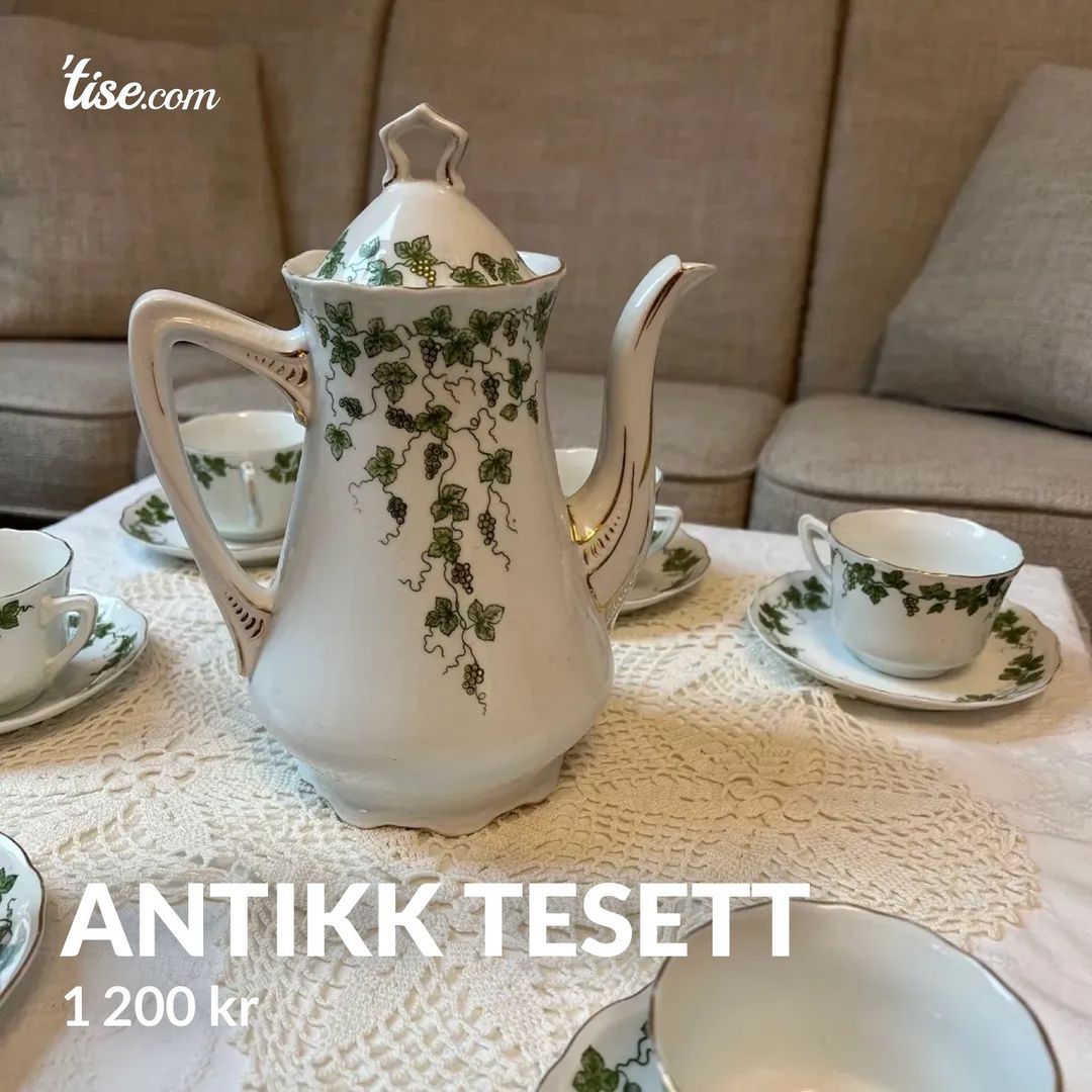 antikk tesett