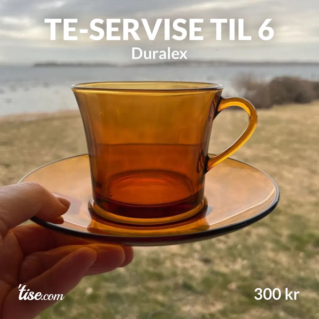 Te-servise til 6