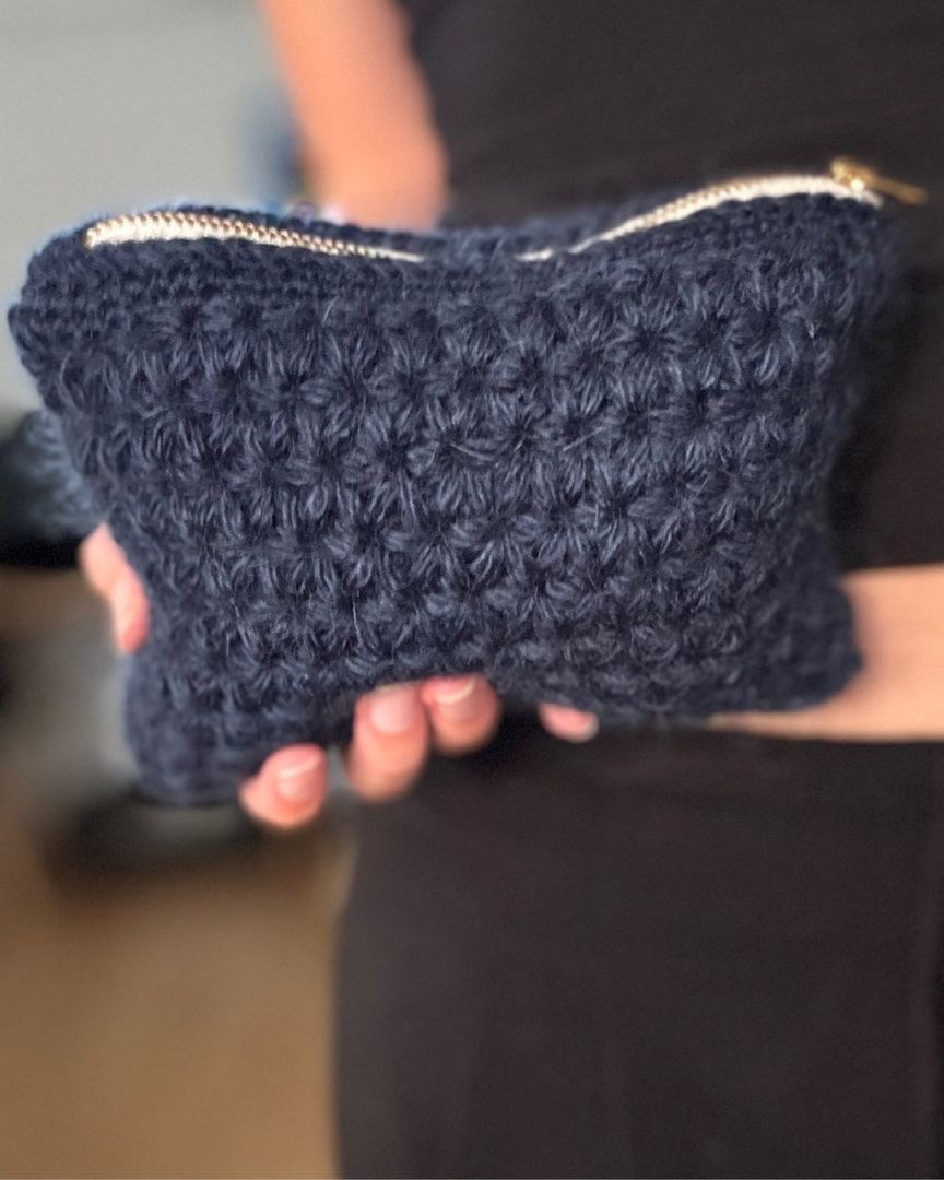 Hæklet clutch