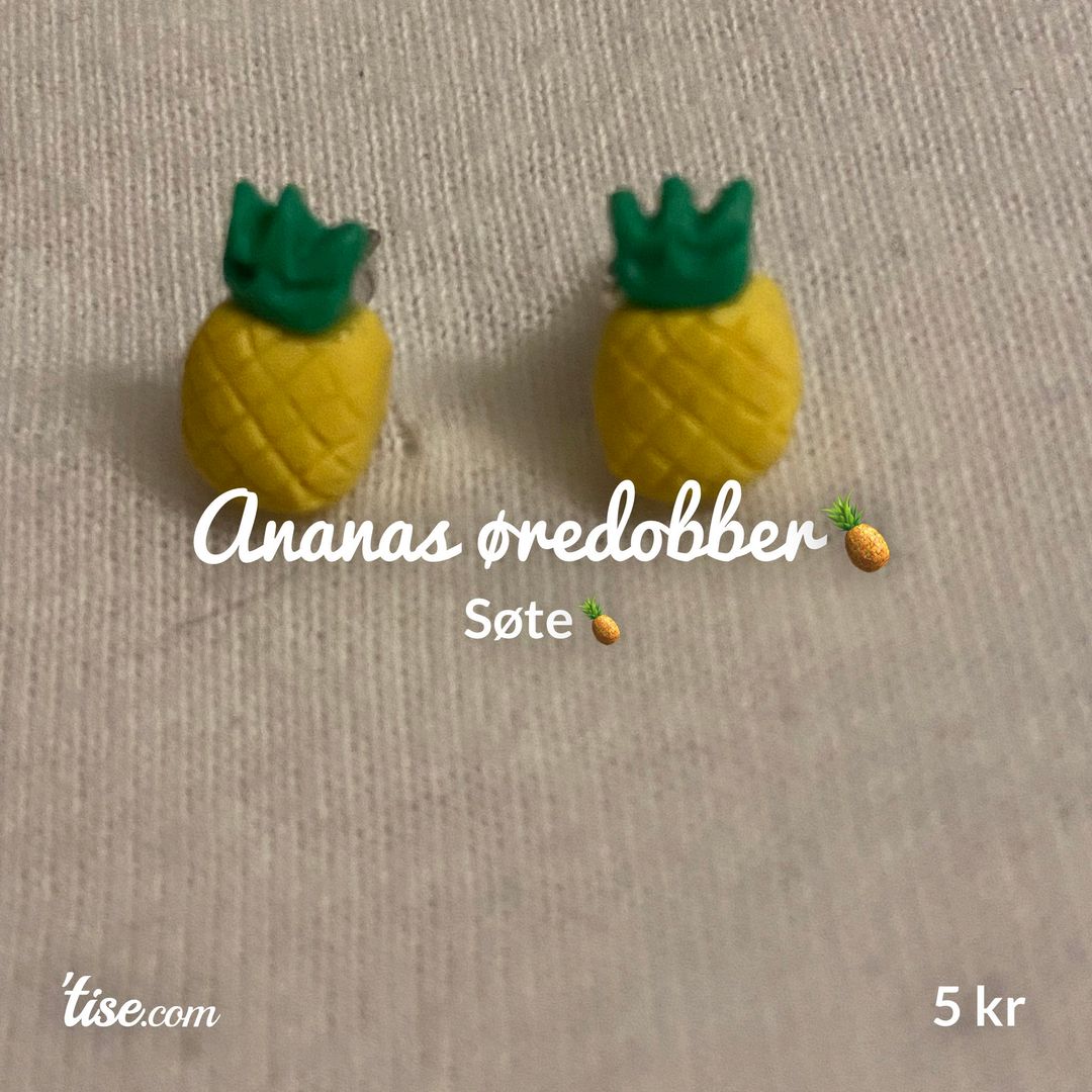 Ananas øredobber🍍