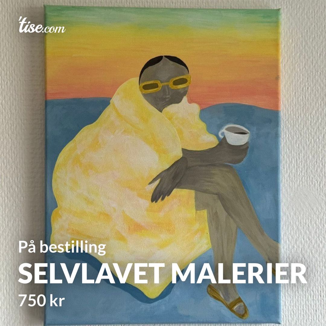 Selvlavet malerier