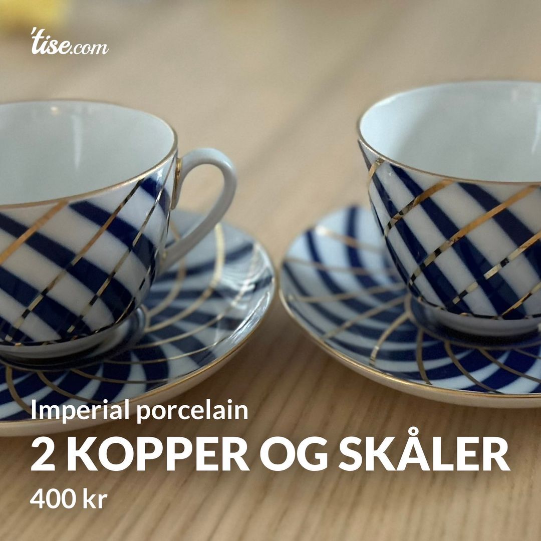 2 Kopper og skåler