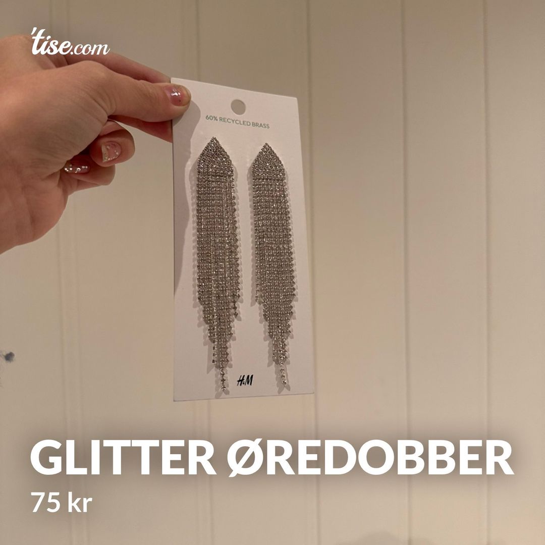 Glitter øredobber