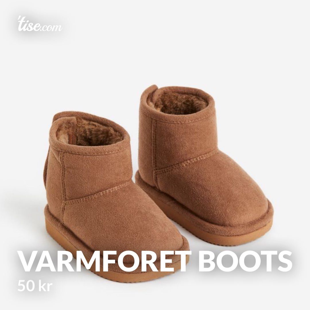 Varmforet boots