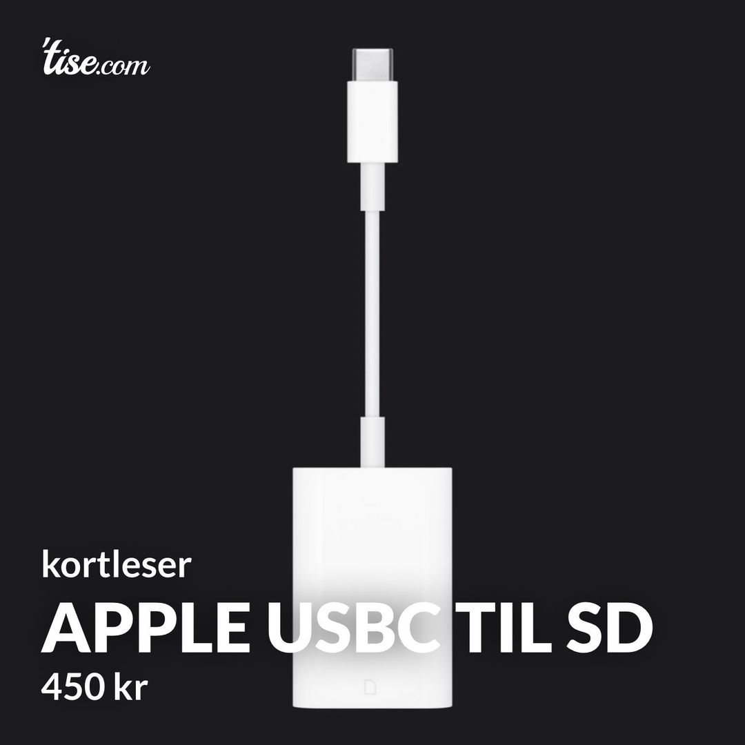 Apple usbc til sd