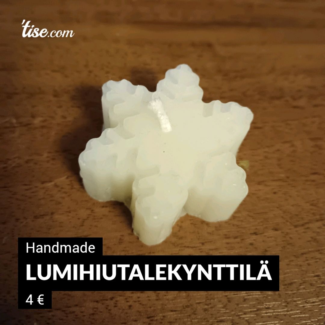 Lumihiutalekynttilä