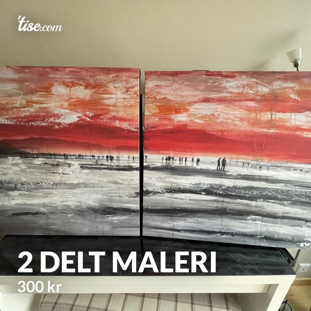 2 delt maleri