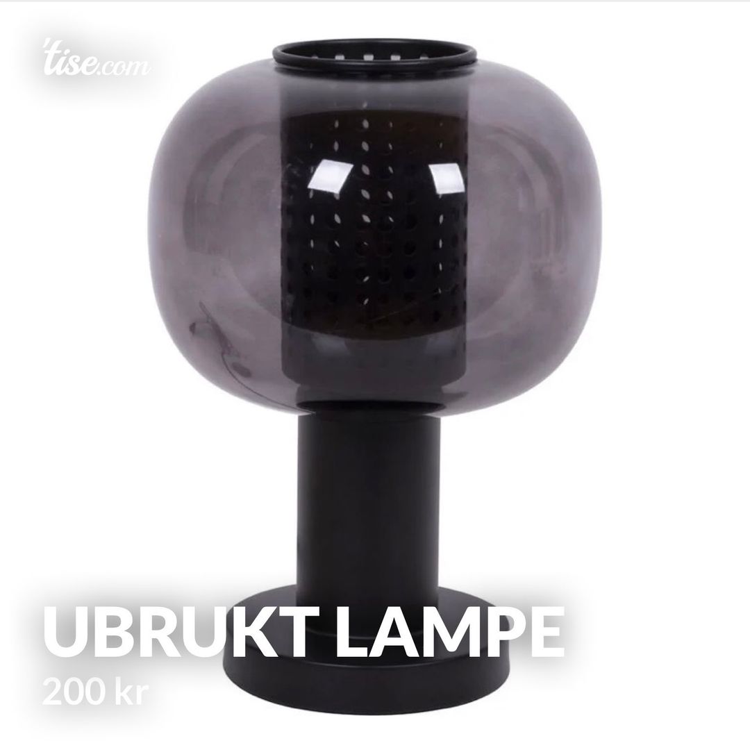 Ubrukt lampe